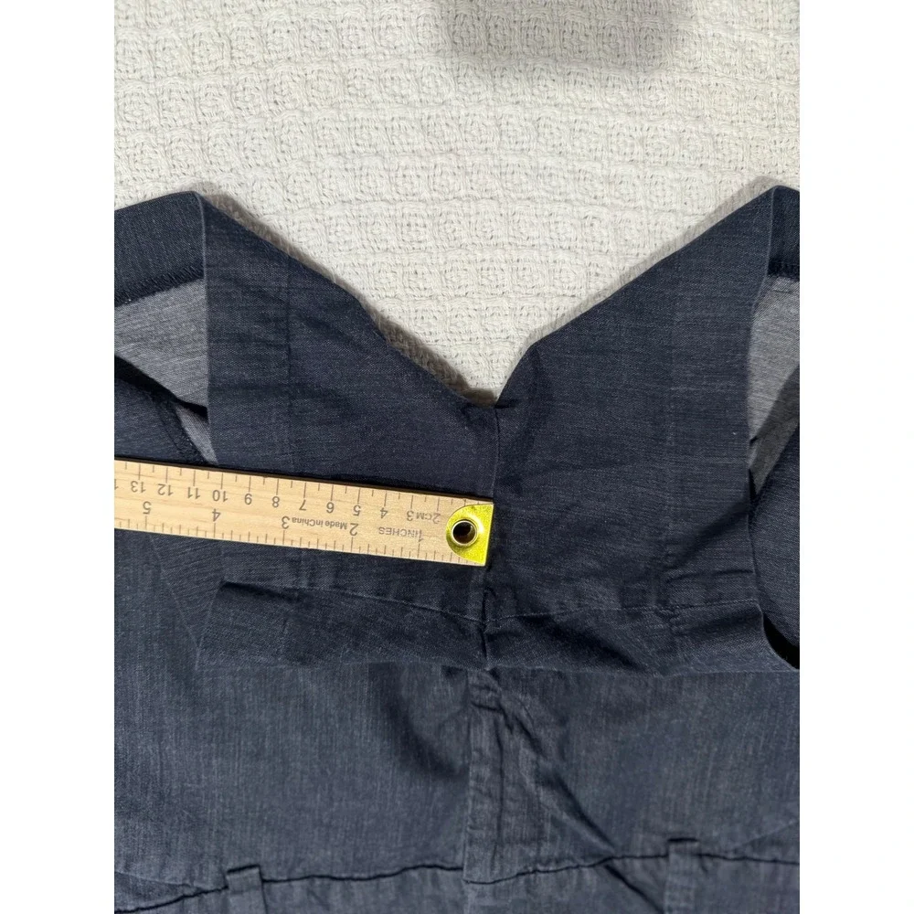 Ann Taylor Signature Dark Wash Denim Shorts Women Size 2 Button Fly‎ Belt Loops